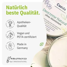 Casida GmbH Deo Creme Natural ohne Aluminium 50 ml