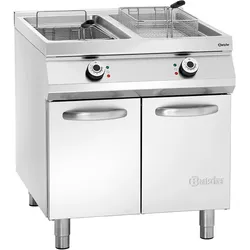Bartscher Elektro-Standfritteuse, 2 Becken
