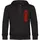 multifanshop Kapuzen Sweatshirt Jacke - Bayern - Streifen - Druck rot - Jacke