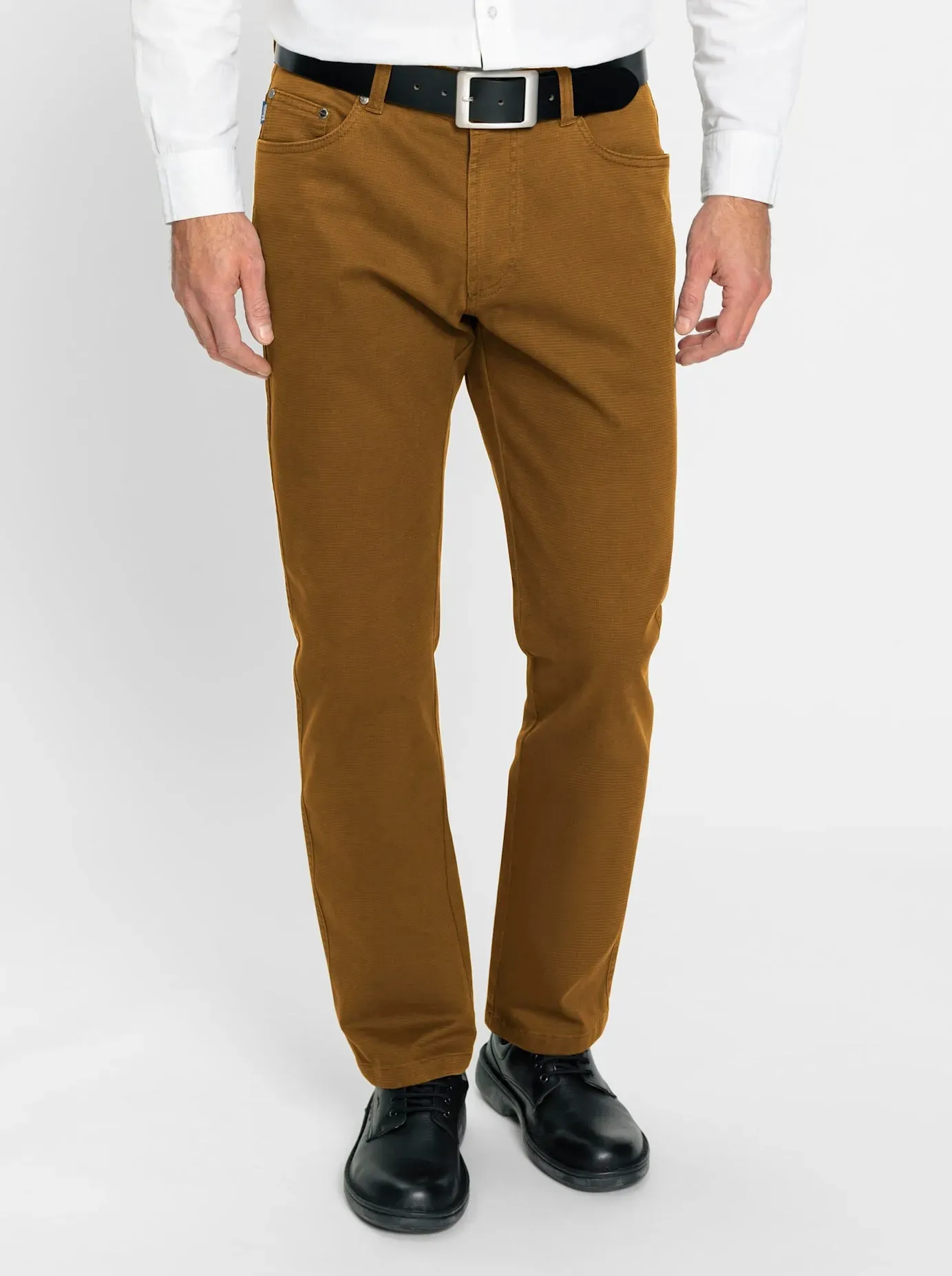 Webhose BRÜHL Gr. 30, Unterbauchgrößen, braun (cognac) Herren Hosen