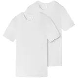 SCHIESSER Unterhemd / Shirt Kurzarm Teens Boys 95/5 Organic Cotton in Weiß | Gr.: 176