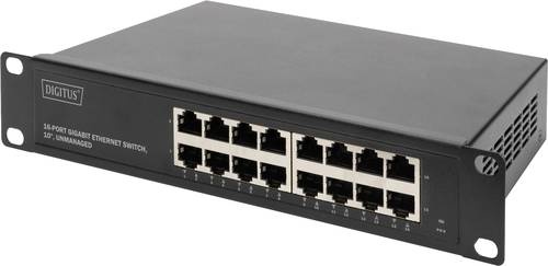 Digitus DN-80115 Netzwerk Switch RJ45 16 Port 10 / 100 / 1000MBit/s