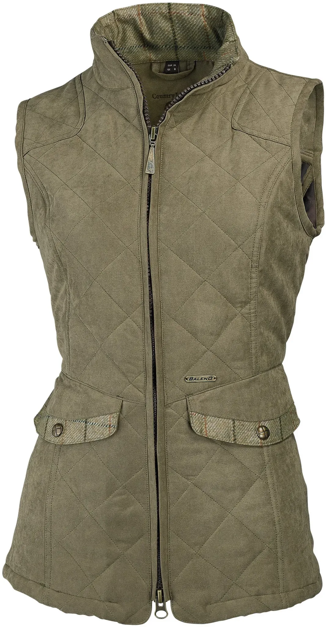 Baleno Damen-Steppweste Chester, light khaki, XL