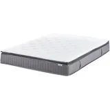 Beliani Gel-Memoryschaum-Taschenfederkernmatratze PLEASANT mittel 160 x 200 cm