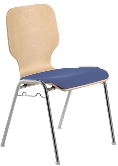 Stapelstuhl »my Dario« mit Sitzpolster blau, mayer Sitzmöbel, 46 cm