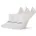 Lightweight Trainings-Footie-Socken Damen White/Wolf Grey 34-38