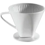 Famanu Kaffeefilter Größe 6 - Durchmesser 16 cm - Hartporzellan