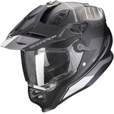 Scorpion ADF-9000 Air Desert, Endurohelm - Matt Schwarz/Silber - M