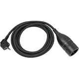 Brennenstuhl 1161830030 Strom Verlängerungskabel Schwarz 5.00 m H05VV 3G 1,5 mm2