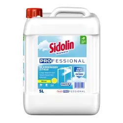 Sidolin Professional Streifenfrei Glasreiniger, Zitrus FSZP5 , 5 Liter - Kanister
