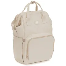 fillikid Wickelrucksack Barcelona im modernen Design mit variablem Stauraum - Sand Beige