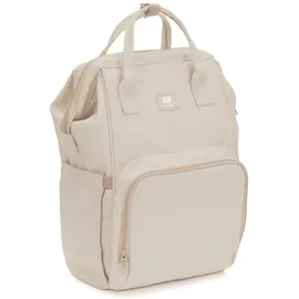 fillikid Wickelrucksack Barcelona im modernen Design mit variablem Stauraum - Sand Beige