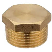 EFFEBI Messing Gewindefitting Stopfen 3/4"