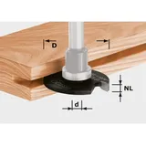 Festool Nutfräser Ø 40 mm Arbeits-Länge 5 mm Schaftdurchmesser 6 mm
