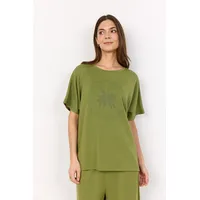 Soyaconcept T-Shirt "SC-BANU 230", Damen, Gr. S, grün (calliste