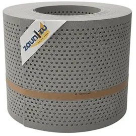 zaunzu® Doppelstabmattenzaun 26 m x 19 cm Steingrau/Metall