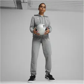 Puma teamGOAL Casuals Hooded Jacket Wmn" Medium Gray heather/puma white M