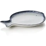 Was Fischteller 35 x 26 cm blau/weiß 3er Set