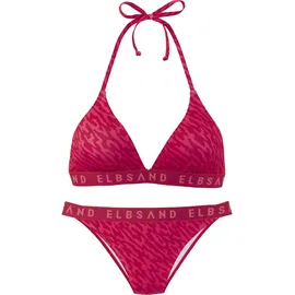 ELBSAND Triangel-Bikini Damen Rot 36 Cup C/D