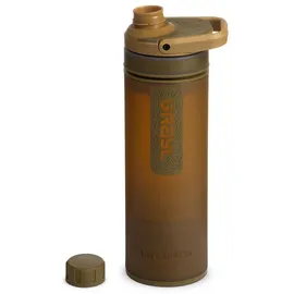 Grayl Ultrapress Purifier Wasserfilter Flasche (Größe 0,5L, braun)