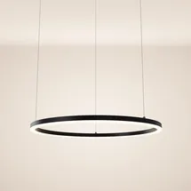 s.luce LED Ring Hängelampe Ø 80cm Schwarz,
