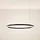 s.luce LED Ring Hängelampe Ø 80cm Schwarz,