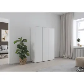Rauch Kleiderschrank »Nabilia« - 140x53x194cm - Weiß, - Holz / Holz