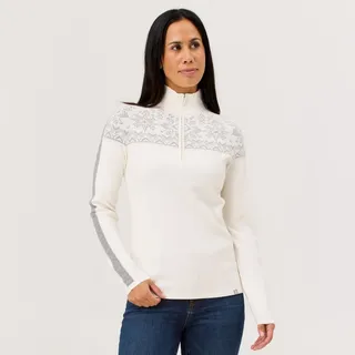 KRIMSON KLOVER Strickpullover Summit 2.0 Zip Neck Weiß L