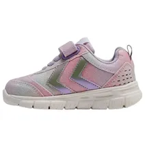 hummel Crosslite Glitter Sneaker Grau/Pink/Rosa 21