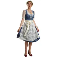 Tectake tectake® Frauenkostüm Midi-Dirndl Kleinwalsertal Modell 2