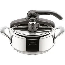 Lagostina Diva 22 cm 3,5 l Pfanne + Kochtopf silber