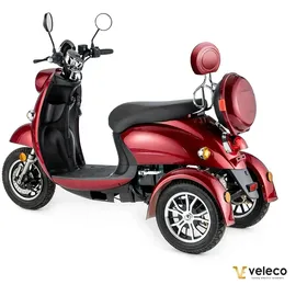 VELECO ZT63 Elektromobil 3-Rad rot