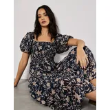 Apricot Midikleid Blau 36