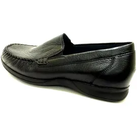 WALDLÄUFER Komfort Slipper Herko Herren, 353637343432 Schwarz 42 EU - Schwarz