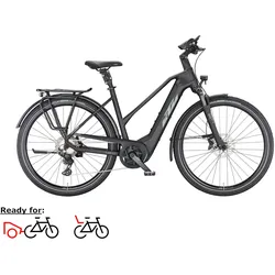 KTM Macina Style 730, Wave, M51 - 750WH, Freilauf, black matt, 28