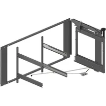 Peka Metall, Möbelausstattung, Eckauszug-Kombinationen 90° Magic Corner Comfort Kb 1000 Mm Rechts Anthrazit
