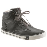 Mustang Sneaker, mit zweckmäßigem Innenreißverschluss, Gr. 45, grau-used, , 73479220-45