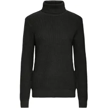 Oxmo Rollkragenpullover Schwarz M