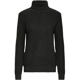 Oxmo Rollkragenpullover Schwarz M