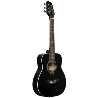 Stagg Dreadnought Akustikgitarre, 1/2 Größe, Schwarz