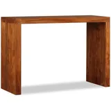 vidaXL Konsolentisch Massivholz mit Honigfarbener Politur 110x40x76 cm