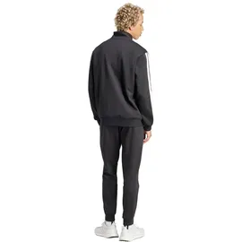 adidas 3-Streifen Fleece Trainingsanzug Schwarz M