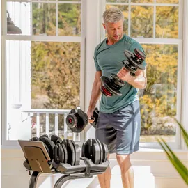 Bowflex Verstellbare Hanteln 2x40 kg schwarz / rot