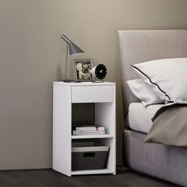 VCM Nachtschrank Sledo 35 x 35 x 65 cm Weiß
