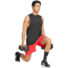 adidas D4T Workout 3 Stripes Tank Shirt, black, M