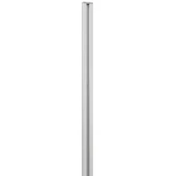 Mr. GARDENER Wandanschlussprofil »Turino/Donatus«, 25x68x2000 mm (BxTxH), silberfarben, f. Turino/Donatus