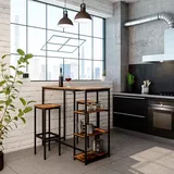 Vicco Bartisch Fyrk 120 x 50 cm Braun/Schwarz