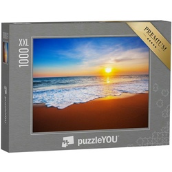 puzzleYOU Puzzle Puzzle 1000 Teile XXL „Verzauberter Sonnenuntergang am Meer“, 1000 Puzzleteile, puzzleYOU-Kollektionen Sonnenuntergang