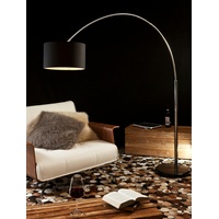 SalesFever Bogenlampe 210 cm Schwarz|Weiß