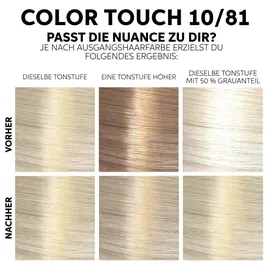 Wella Color Touch Rich Naturals 10/81 hell-lichtblond perl-asch 60 ml